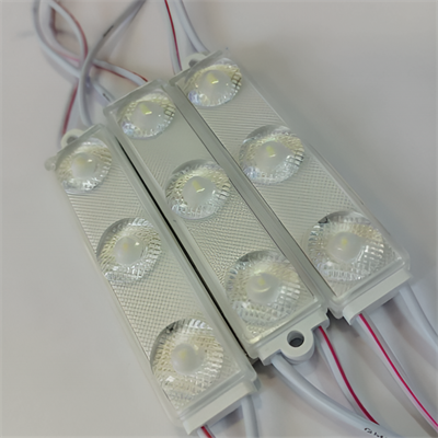 Светодиодный модуль F3 с линзой SMD 3030/3LED 70х17х11мм max 1,5W 232,5Lm IP65 175° 10443 - фото 158543