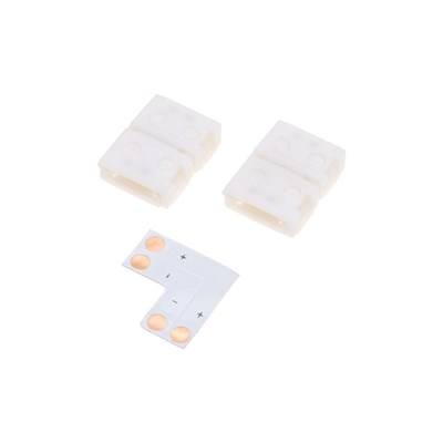 Коннектор L-образный для светодиодной ленты SMD 8мм REXANT 148-117 - фото 158581
