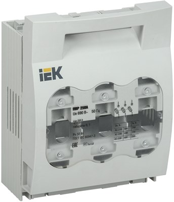 Предохранитель-выключатель-разъединитель 250А IEK SRP-20-3-250 - фото 238864