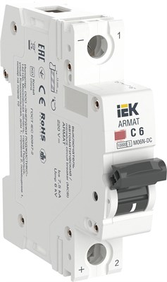 ARMAT Авт. выкл. M06N-DC 1P C 6А IEK AR-M06N-1-C006DC - фото 239358