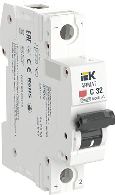 ARMAT Авт. выкл. M06N-DC 1P C 32А IEK AR-M06N-1-C032DC - фото 239364
