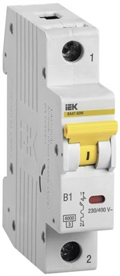 KARAT Авт. выкл. ВА47-60M 1P B 1А 6кА IEK MVA31-1-001-B - фото 239573