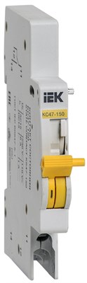 Контакт состояния КС47-150 на DIN-рейку для ВА47-150 IEK MVA50D-KS-1 - фото 240326