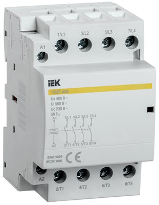 Контактор модульный КМ25-40М AC/DC IEK MKK21-25-40 - фото 240391
