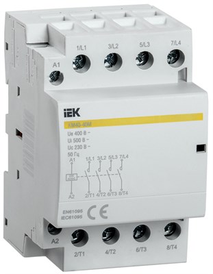 Контактор модульный КМ40-40М AC/DC IEK MKK21-40-40 - фото 240392