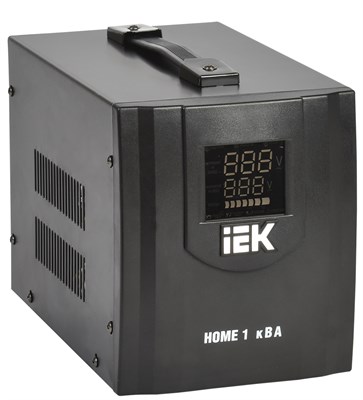 Стабилизатор напряжения серии HOME 1 кВА (СНР1-0-1) IEK IVS20-1-01000 - фото 240434