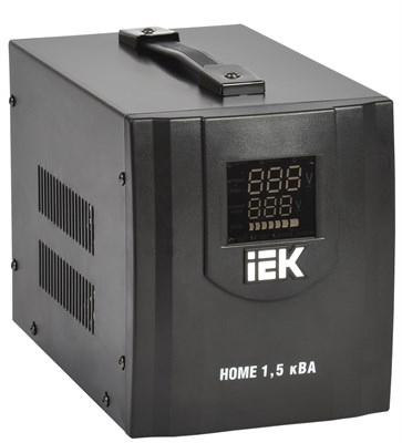 Стабилизатор напряжения серии HOME 1,5 кВА (СНР1-0-1,5) IEK IVS20-1-01500 - фото 240435
