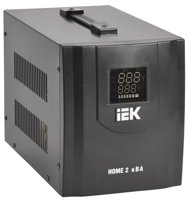 Стабилизатор напряжения серии HOME 2 кВА (СНР1-0-2) IEK IVS20-1-02000 - фото 240436