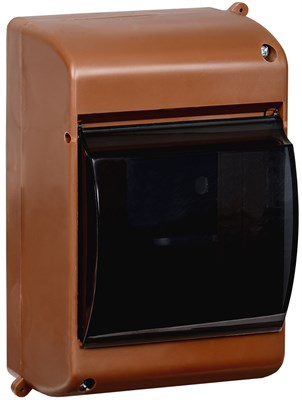 KREPTA 3 Корпус пластиковый КМПн 2/4 IP30 дуб IEK MKP42-N-04-30-12-D - фото 240466