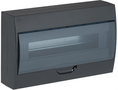 KREPTA 3 Корпус пластиковый ЩРН-П-18 IP41 черный IEK MKP12-N-18-41-K02 - фото 240496