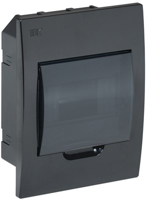KREPTA 3 Корпус пластиковый ЩРВ-П-6 IP41 черный IEK MKP12-V-06-41-K02 - фото 240500