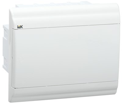 PRIME Корпус пластиковый ЩРВ-П-9 белый/белая дверь IP41 IEK MKP82-V-09-WD-41-20 - фото 240518