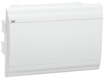 PRIME Корпус пластиковый ЩРВ-П-12 белый/белая дверь IP41 IEK MKP82-V-12-WD-41-10 - фото 240519