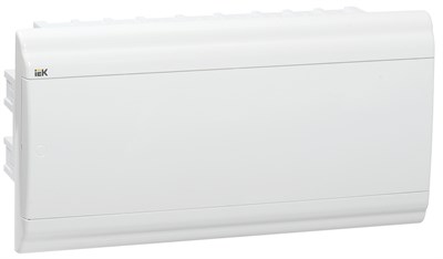 PRIME Корпус пластиковый ЩРВ-П-18 белый/белая дверь IP41 IEK MKP82-V-18-WD-41-10 - фото 240520