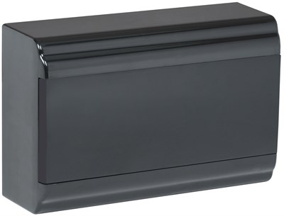 PRIME Корпус пластиковый ЩРН-П-12 черный IP41 IEK MKP13-N-01-12-41-K02 - фото 240526