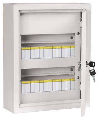 TITAN 3 Корпус метал. ЩРн-24 (395х310х120) IP31 белый IEK MKM13-N-24-31-Z - фото 240568
