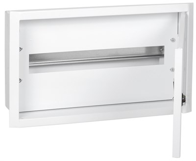 TITAN 3 Корпус метал. ЩРв-18 (265х440х120) IP31 белый IEK MKM14-V-18-31-TW - фото 240574