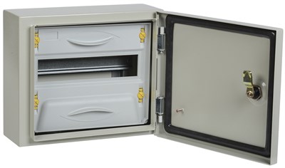PRO Корпус металлический ЩРн-12мз-1 У2 IP54 IEK MKM16-N-12m-54-ZU - фото 240666