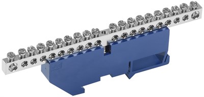 Шина N "ноль" на DIN-изол. Ni ШНИ-6х9-20-Д-С IEK YNN10-20-D-K07-N - фото 240926