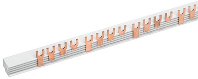 Шина соединительная типа FORK (вилка) 4Р 63А (1м) IEK YNS11-4-063 - фото 241053