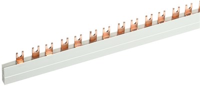 Шина соединительная типа FORK (вилка) 2Р 100А (1м) IEK YNS11-2-100 - фото 241055