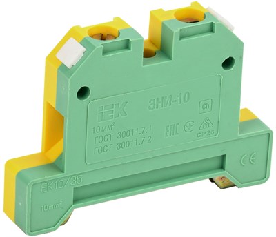 Зажим наборный ЗНИ-10PEN 10мм2 (JXB-земля) IEK YZN20-010-K52 - фото 241085