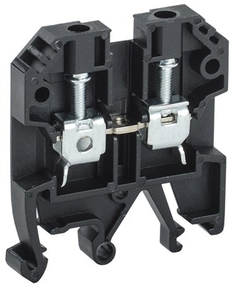 Клемма винтовая КВИ-4мм2 черная IEK YZN30-004-K02 - фото 241096