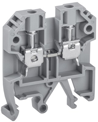 Клемма винтовая КВИ-4мм2 серая IEK YZN30-004-K03 - фото 241097