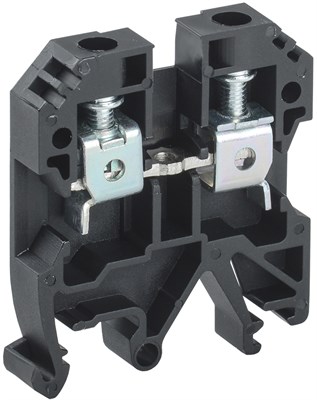 Клемма винтовая КВИ-6мм2 черная IEK YZN30-006-K02 - фото 241101