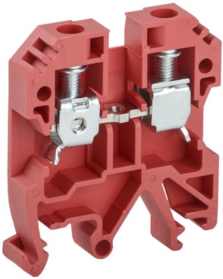 Клемма винтовая КВИ-6мм2 красная IEK YZN30-006-K04 - фото 241103