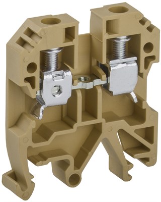 Клемма винтовая КВИ-6мм2 желтая IEK YZN30-006-K05 - фото 241104