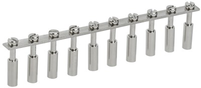Перемычка центральная для КВИ-10мм2 10PIN IEK YZN30Q-010-10P - фото 241132