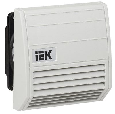 Вентилятор с фильтром 21 куб.м./час IP55 IEK YCE-FF-021-55 - фото 241296