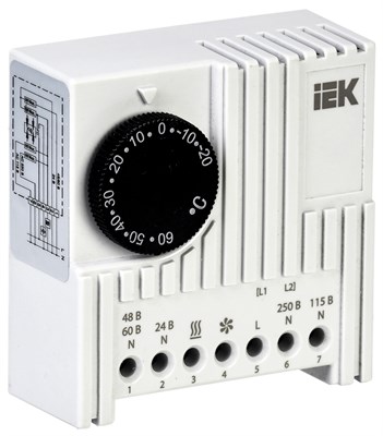 Термостат УККт от -20 до +60°C NO/NC IEK YTT21-00-60-NO-NC - фото 241312