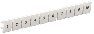 Маркеры для КПИ-6мм2 с нумерацией №№ 1-10 IEK YZN11M-006-K00-10 - фото 241336