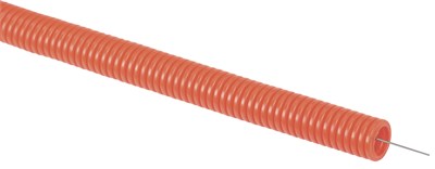 Труба гофр. ПНД d=16мм с зондом оранжевая (100м) IEK CTG20-16-K04-100 - фото 241398