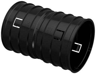 ELASTA Муфта соединительная для двустенной трубы d=125мм IEK CTA12D-M125-K02-R - фото 241401