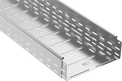 ESCA Лоток перфорированный 100х300х3000 IEK CLP10-100-300-3 - фото 241449