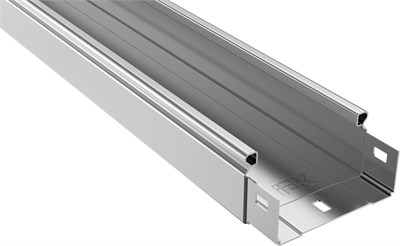 ESCA Лоток неперфорированный 50х100х3000 IEK CLN10-050-100-3 - фото 241454