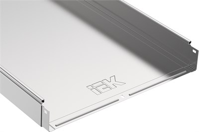 ESCA Лоток неперфорированный 80х500х3000 IEK CLN10-080-500-3 - фото 241460