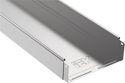 ESCA Лоток неперфорированный 100х300х3000 IEK CLN10-100-300-3 - фото 241462