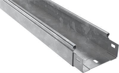 ESCA Лоток неперфорированный 50х100х3000 HDZ IEK CLN10-050-100-3-M-HDZ - фото 241473