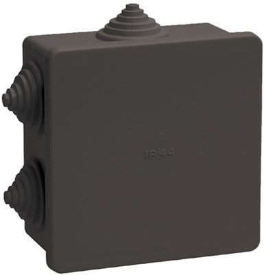 Коробка расп. КМ41235 85х85х40мм IP44 6 вв. черная IEK UKO21-085-085-040-K02-44 - фото 241855
