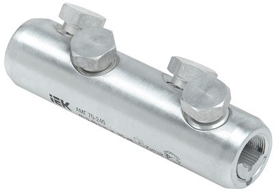 Алюм. механич. гильза со срывными болтами АМГ 70-240 IEK UZA-29-S70-S240-35 - фото 241905