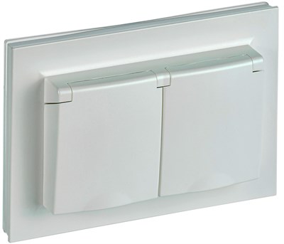 BRITE Роз. 2-я с з/к/ш 16А в сб. РСш12-3-БрЖ жемч. IEK BR-R24-16-K36-F - фото 242000