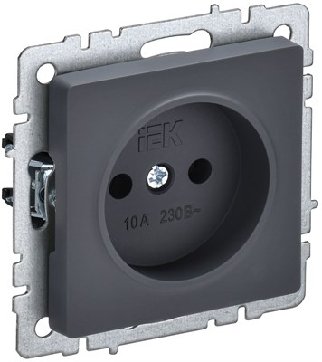 BRITE Роз. без з/к/ш 10А РС10-1-0-БрГ граф. IEK BR-R10-10-K53 - фото 242085