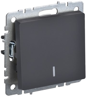 BRITE Выключ. 1-кл. с инд. 10А ВС10-1-1-БрГ граф. IEK BR-V10-1-10-K53 - фото 242096