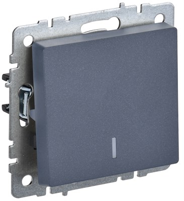 BRITE Выключ. 1-кл. с инд. 10А ВС10-1-1-БрМ мар. IEK BR-V10-1-10-K35 - фото 242119