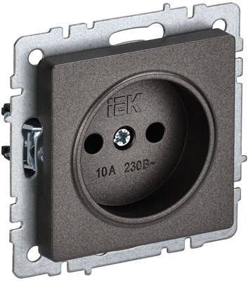 BRITE Роз. без з/к/ш 10А РС10-1-0-БрТБ бр. IEK BR-R10-10-K45 - фото 242131