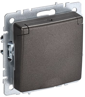 BRITE Роз. с з/к/ш с кр. 16А IP44 РСбш10-3-44-БрТБ бр. IEK BR-R16-16-44-K45 - фото 242135